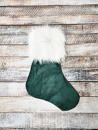 Glamours Green - Classic Christmas Stocking