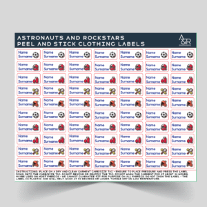 Peel and Stick Clothing Labels