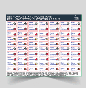 Peel and Stick Clothing Labels