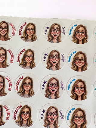 Caricature Stickers